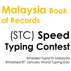 Jay in JCI - Malaysia Book of Records - Speed Typing Contest